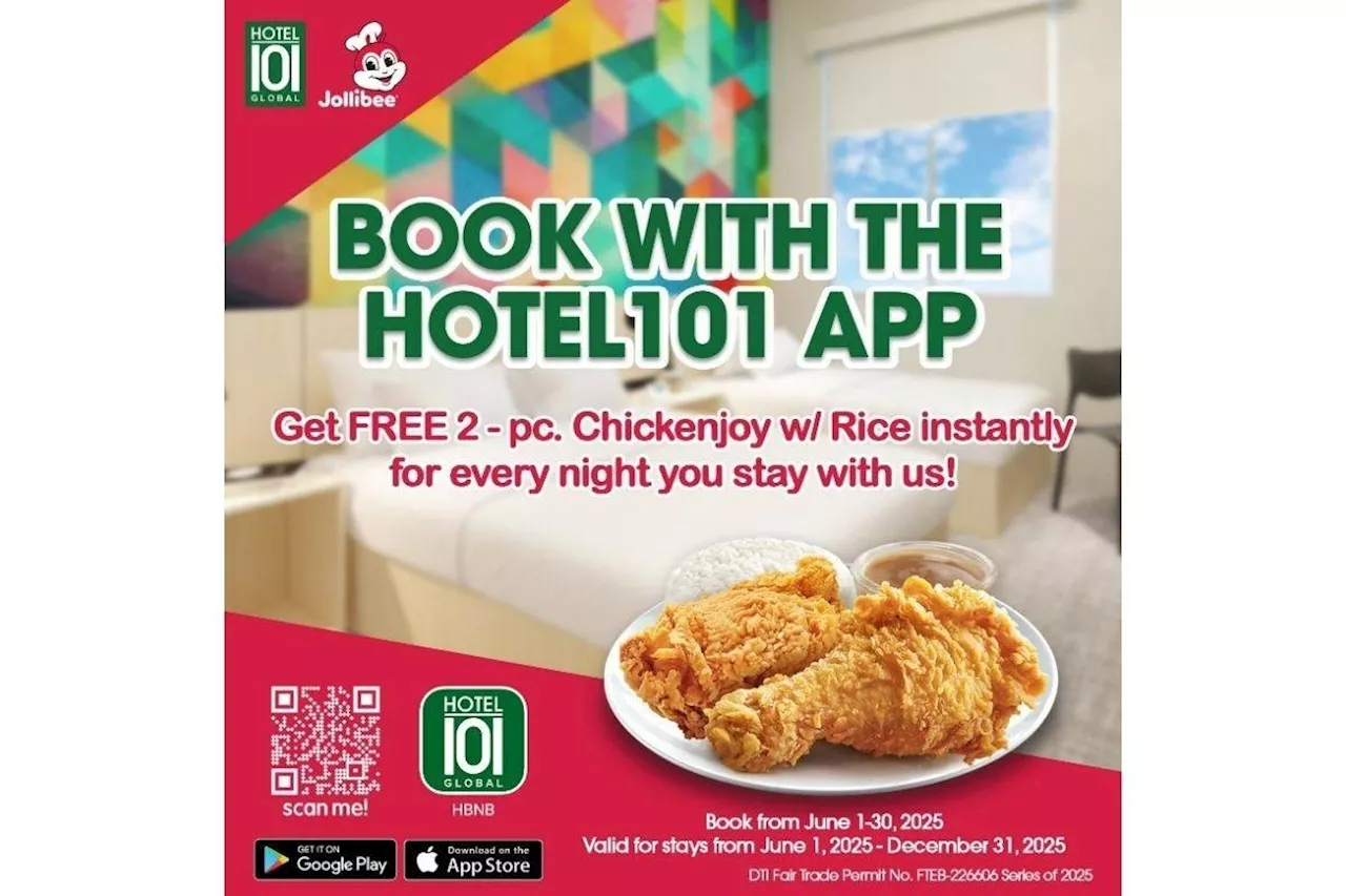 Hotel101 launches new promo with Jollibee via HBNB app