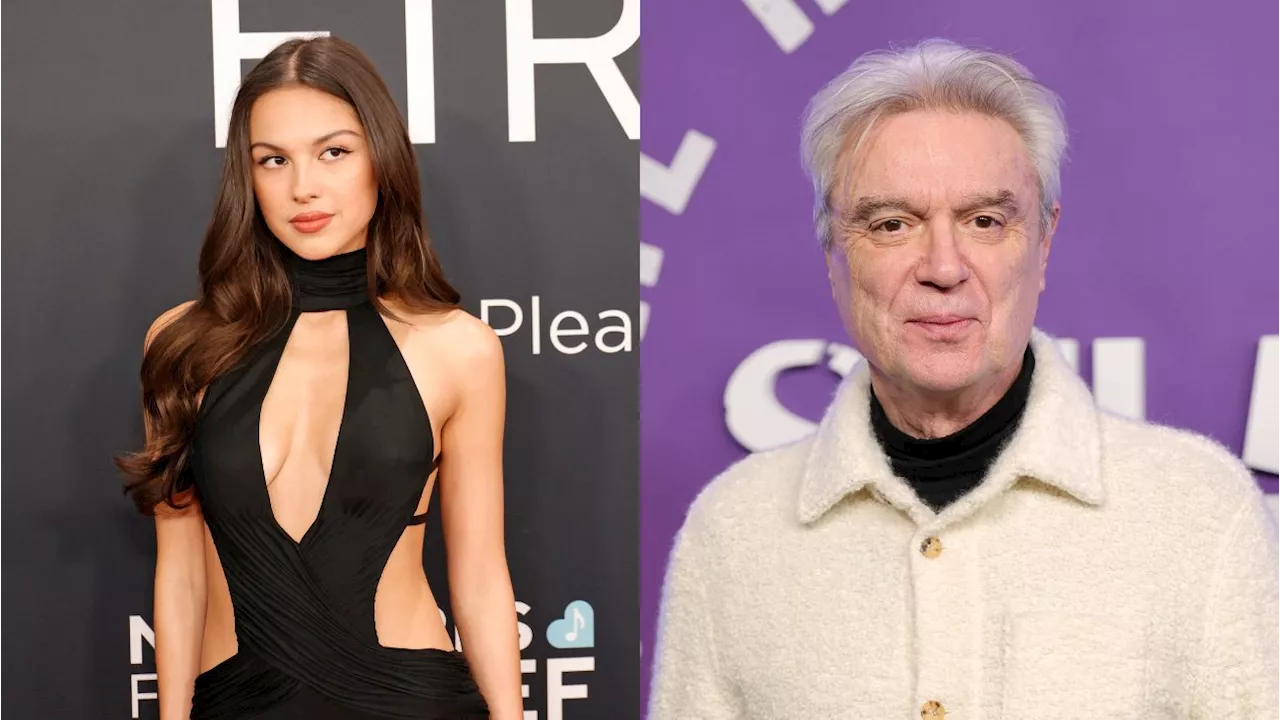 David Byrne Joins Olivia Rodrigo for Surprise Performance of “Burning Down the House” at Governors Ball