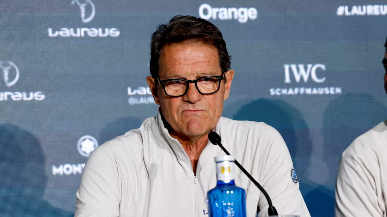 Capello: 'Disastro azzurro che rabbia, Ranieri ct giusto'