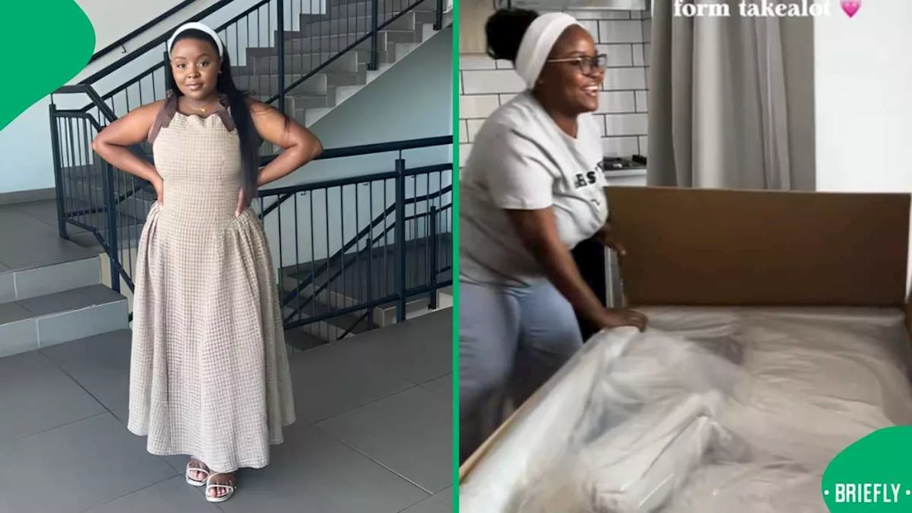 “The Joy in Your Laughter”: Woman Unboxes Gorgeous R3,9k Takealot Couch, SA Impressed