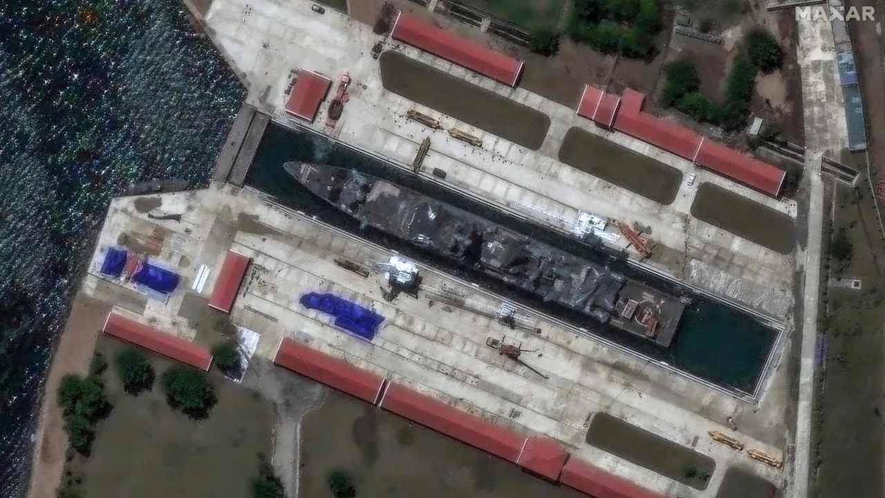 Schmach für Kims Marine: Nordkorea verlegt havarierten Zerstörer in Dock nahe russischer Grenze