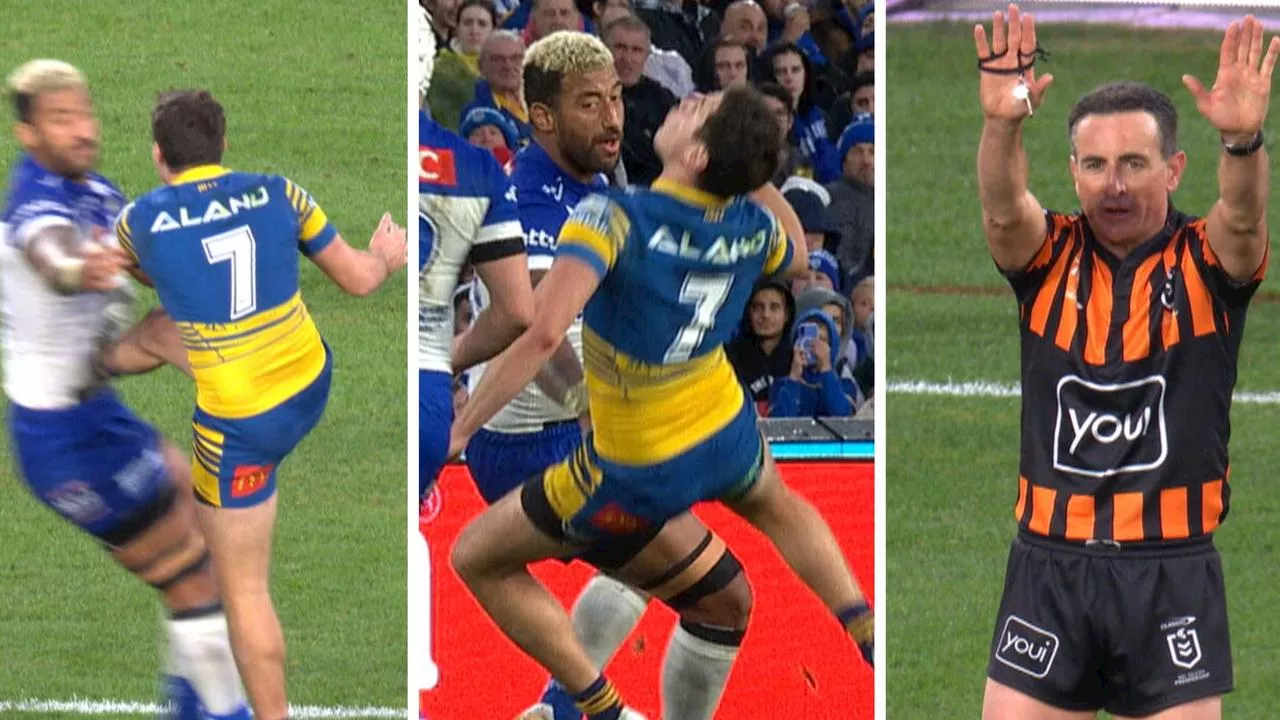 ‘Just can’t do that’: Enforcer’s ‘dangerous’ contact costs Dogs... as legend makes big call