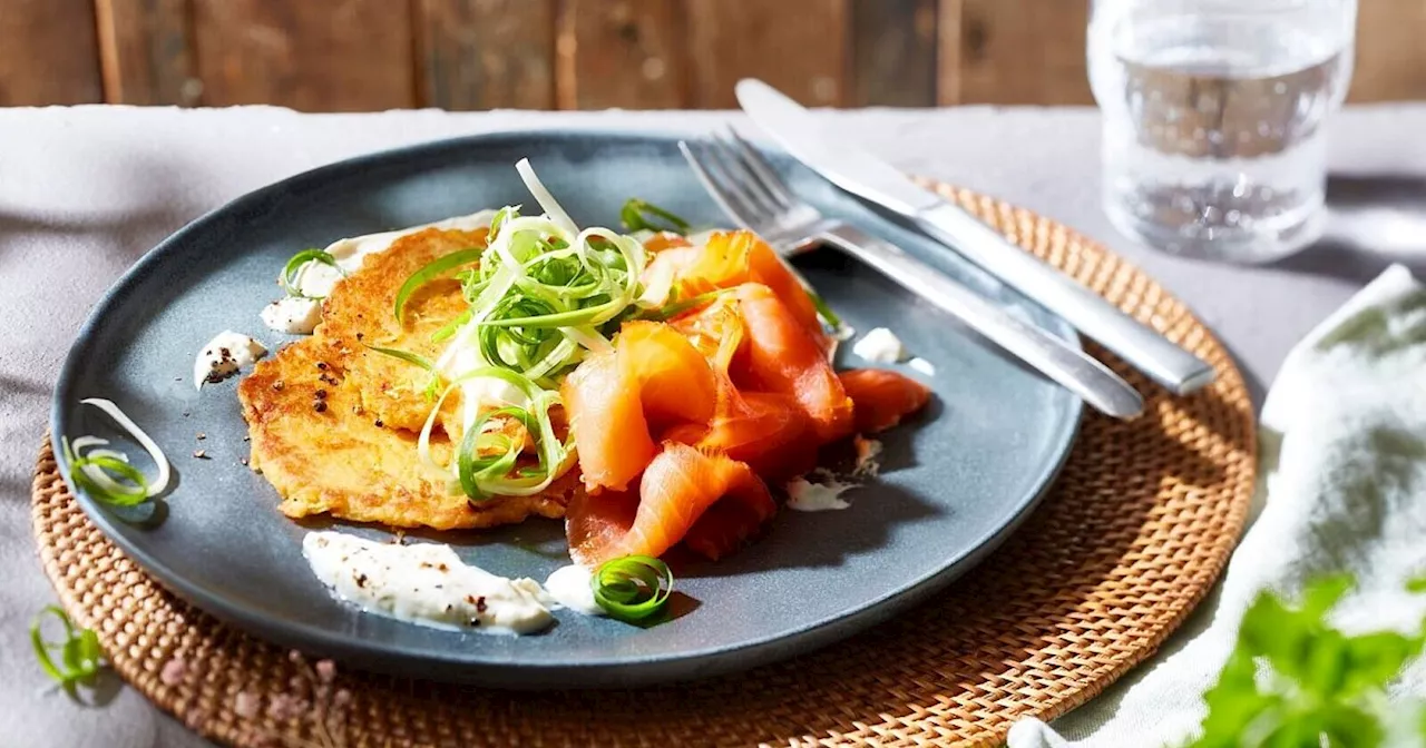 Rustikal trifft sommerliche Frische: Kartoffel-Kimchi-Rösti