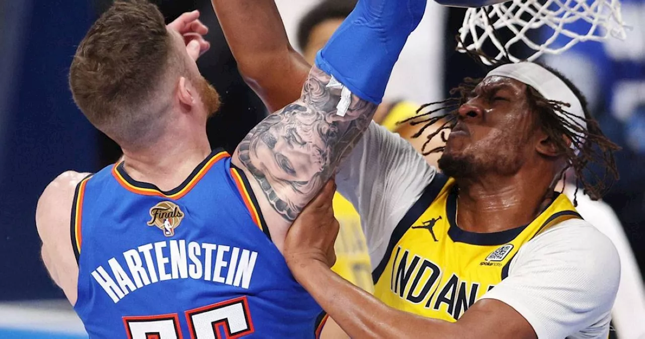 Thunder power past Pacers to level NBA Finals