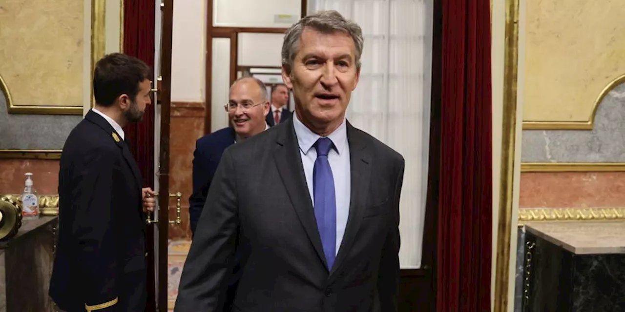 Feijóo inicia los contactos con el bloque de la investidura para explorar una moción de censura tras el enc...