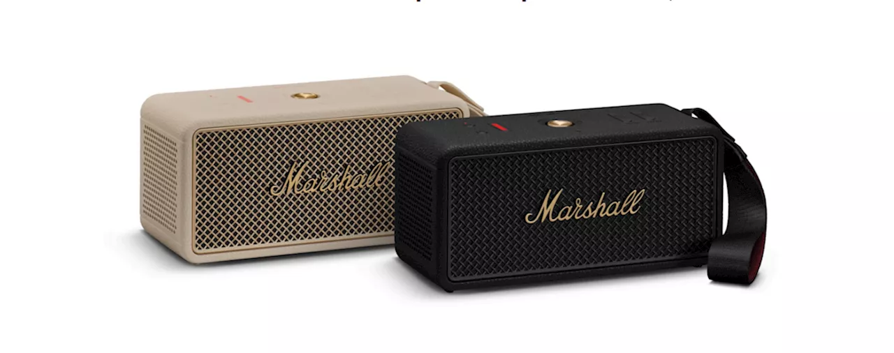 Marshall’s new Middleton II Bluetooth speaker lasts 30 hours between charges