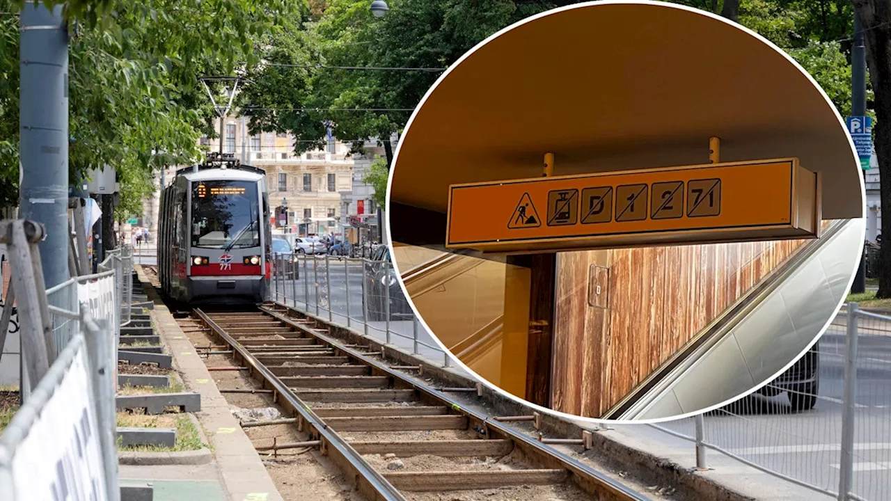 Gleisarbeiten und Sperren - Straßenbahnsperre am Ring sorgt für Chaos in Wien