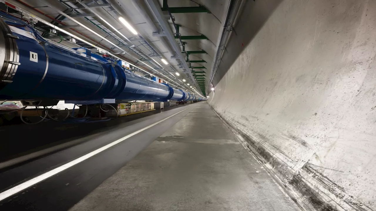 World’s largest atom smasher collides protons and oxygen for the first time in history