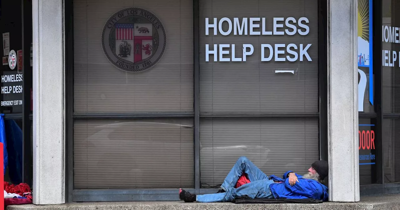 More unsheltered Angelenos are ‘rough sleeping’ without a tent, study says
