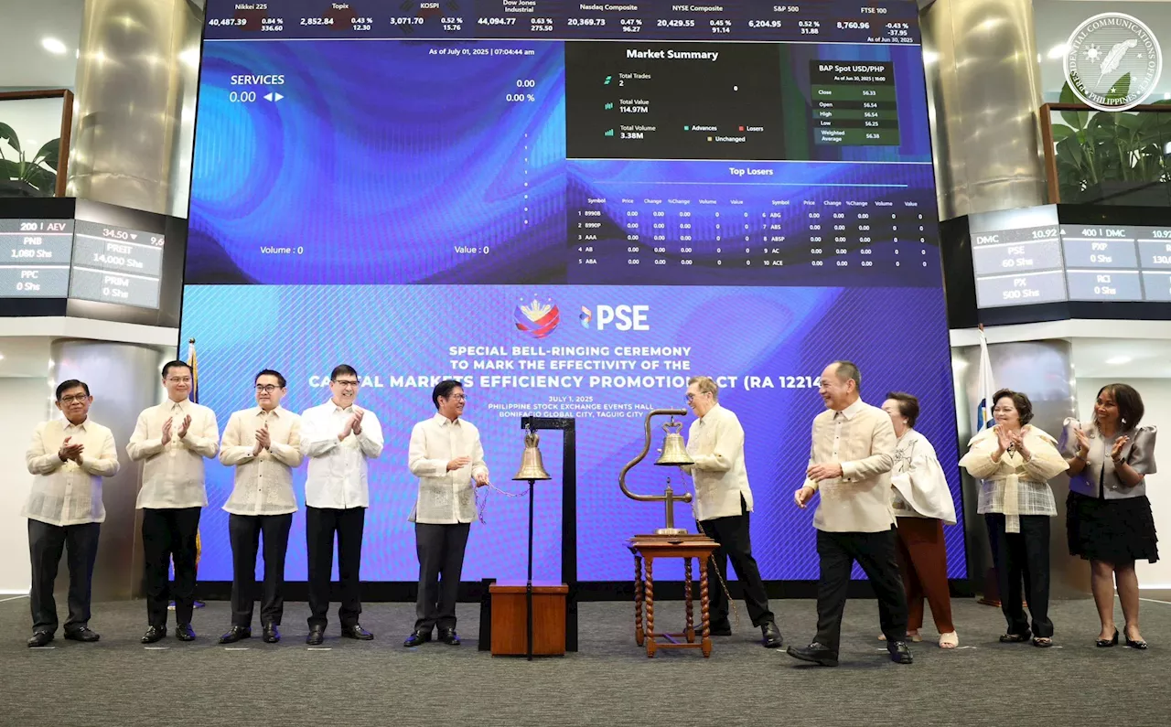 Marcos orders SEC to ensure swift execution of new capital market reform law