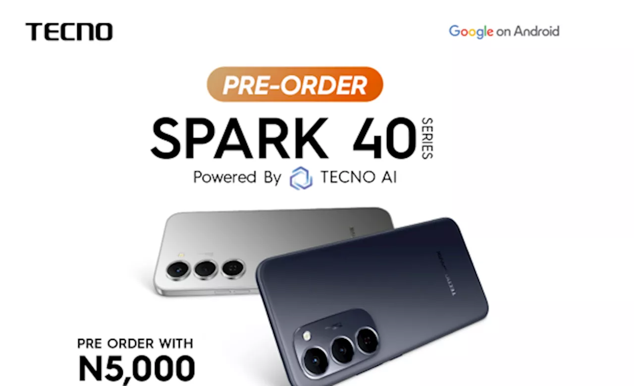 TECNO Spark 40 Series: The slimmest device is coming — and the pre-order starts now