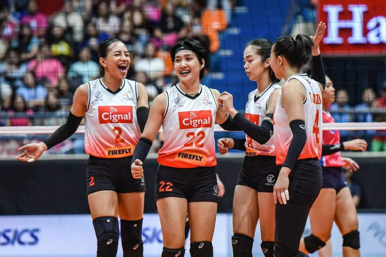 Cignal stuns Creamline to take Pool B top spot
