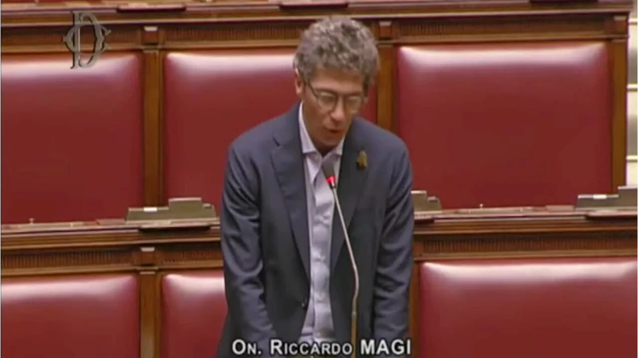 Magi interroga Lollobrigida con fiore di marijuana all'occhiello