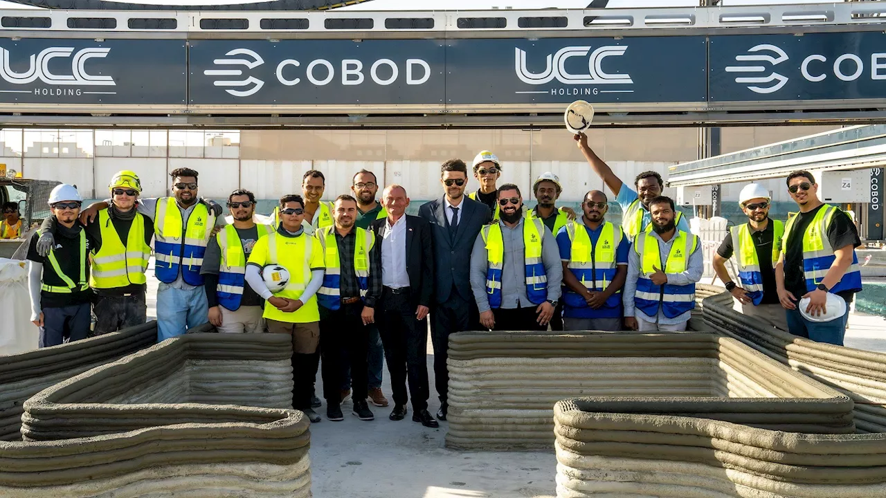 Qatar kicks off world’s largest 3D printed building project using plane-sized printers
