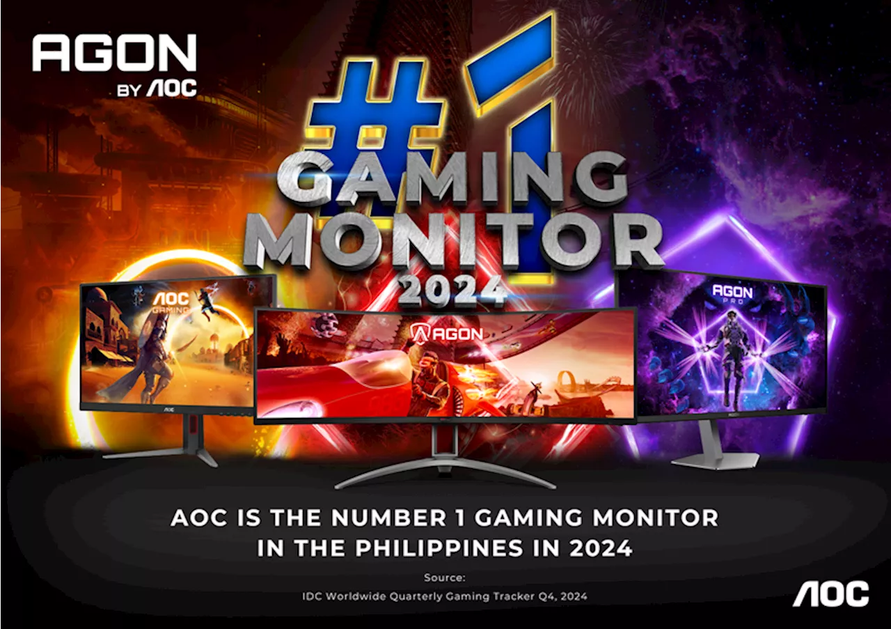 AOC Monitors dominates 2024 as the number 1 gaming monitor in the Philippines