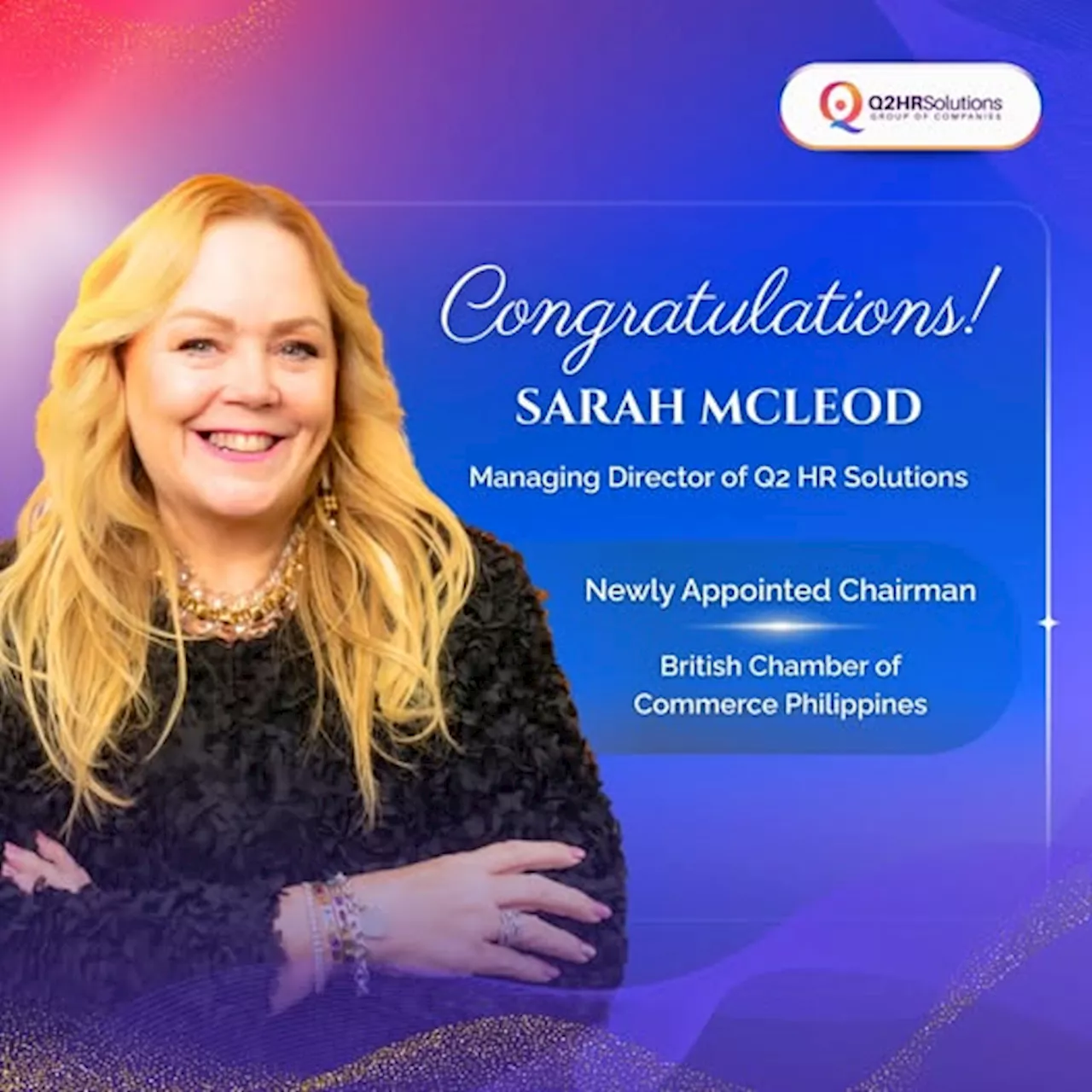 British Chamber of Commerce Philippines names first woman chair