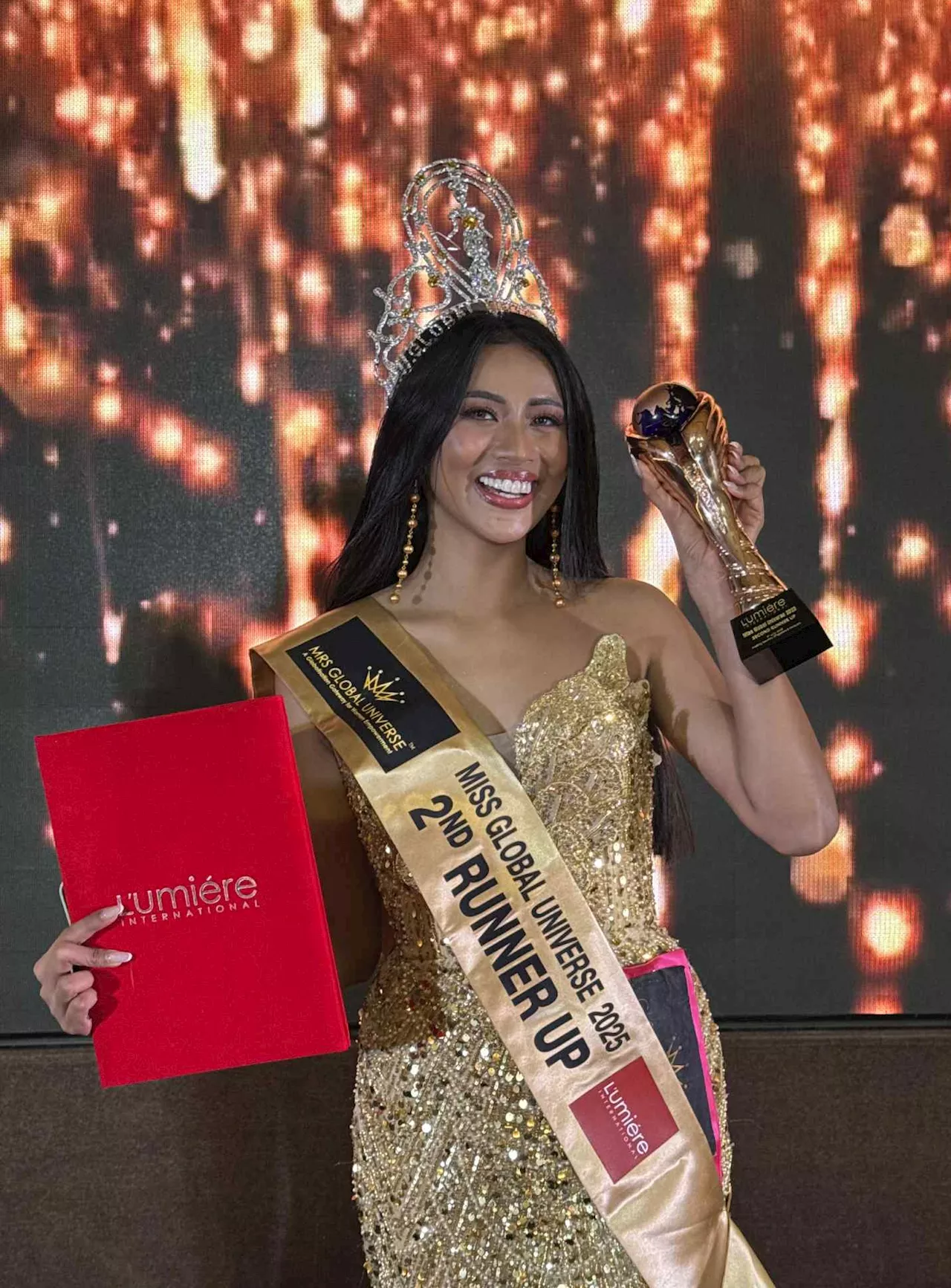 Philippine bet named 2nd runner-up in Miss Global Universe 2025
