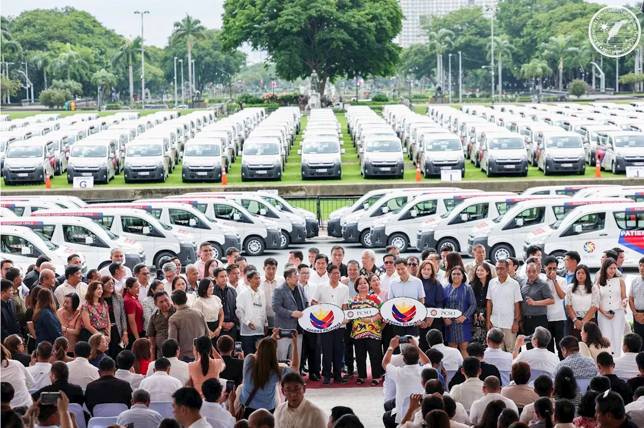President assures emergency patient vehicles for all LGUs