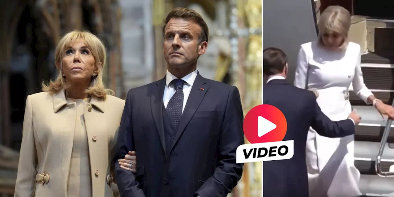 Darum wirkte Brigitte Macron in London abwesend