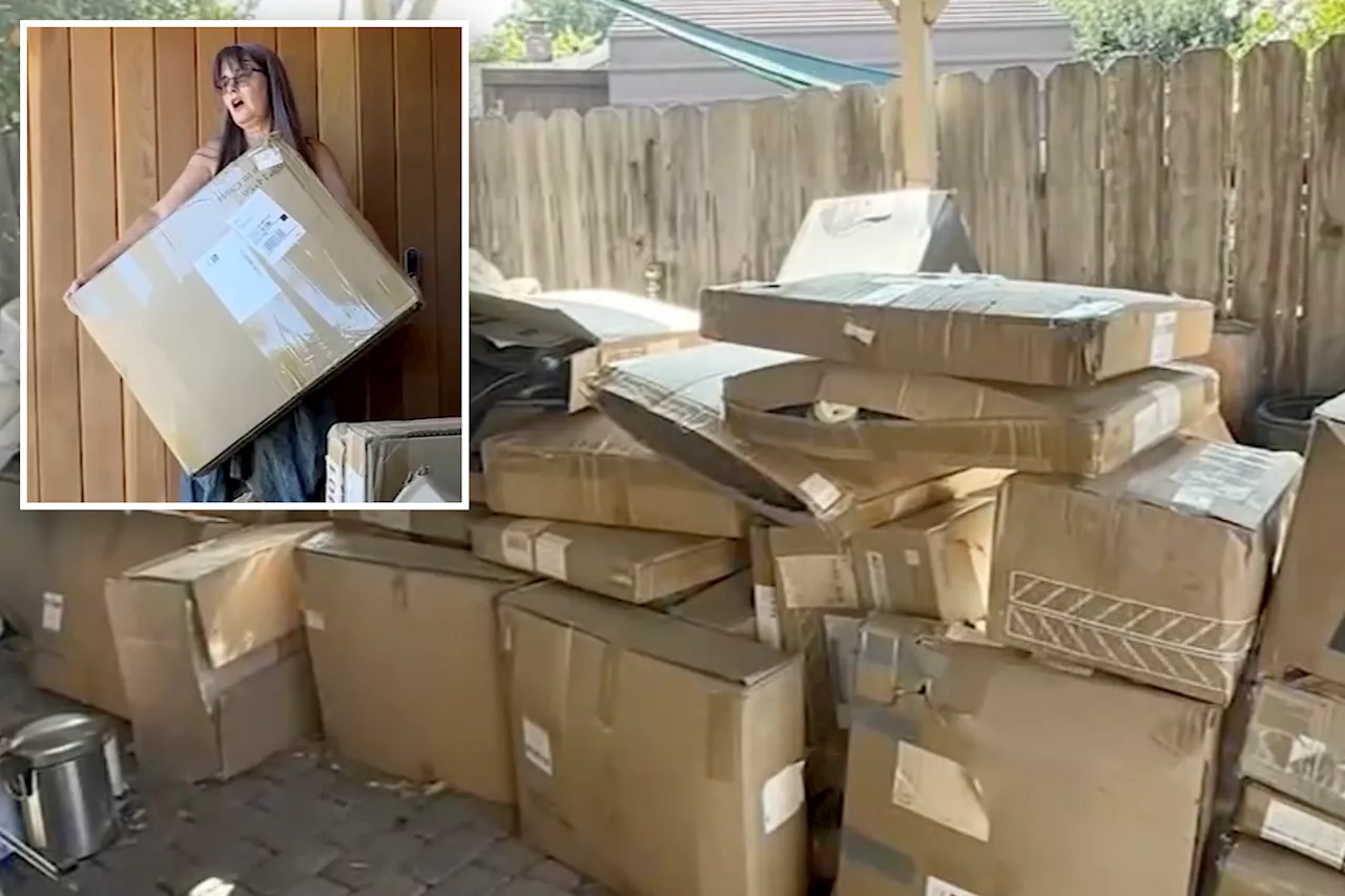 Hundreds of huge Amazon packages arrive at Calif. woman's doorstep for over a year after Chinese seller lists her home as return address