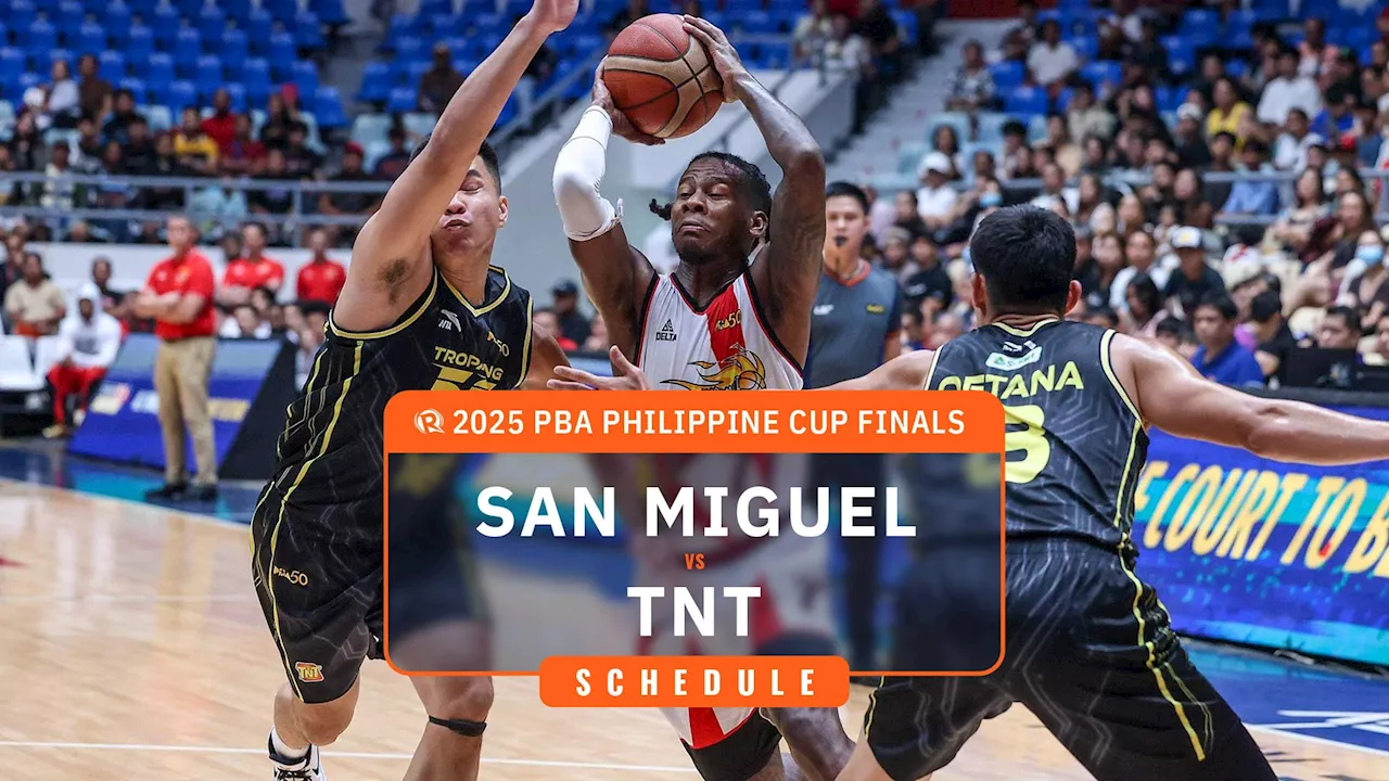GAME SCHEDULE: 2025 PBA Philippine Cup finals