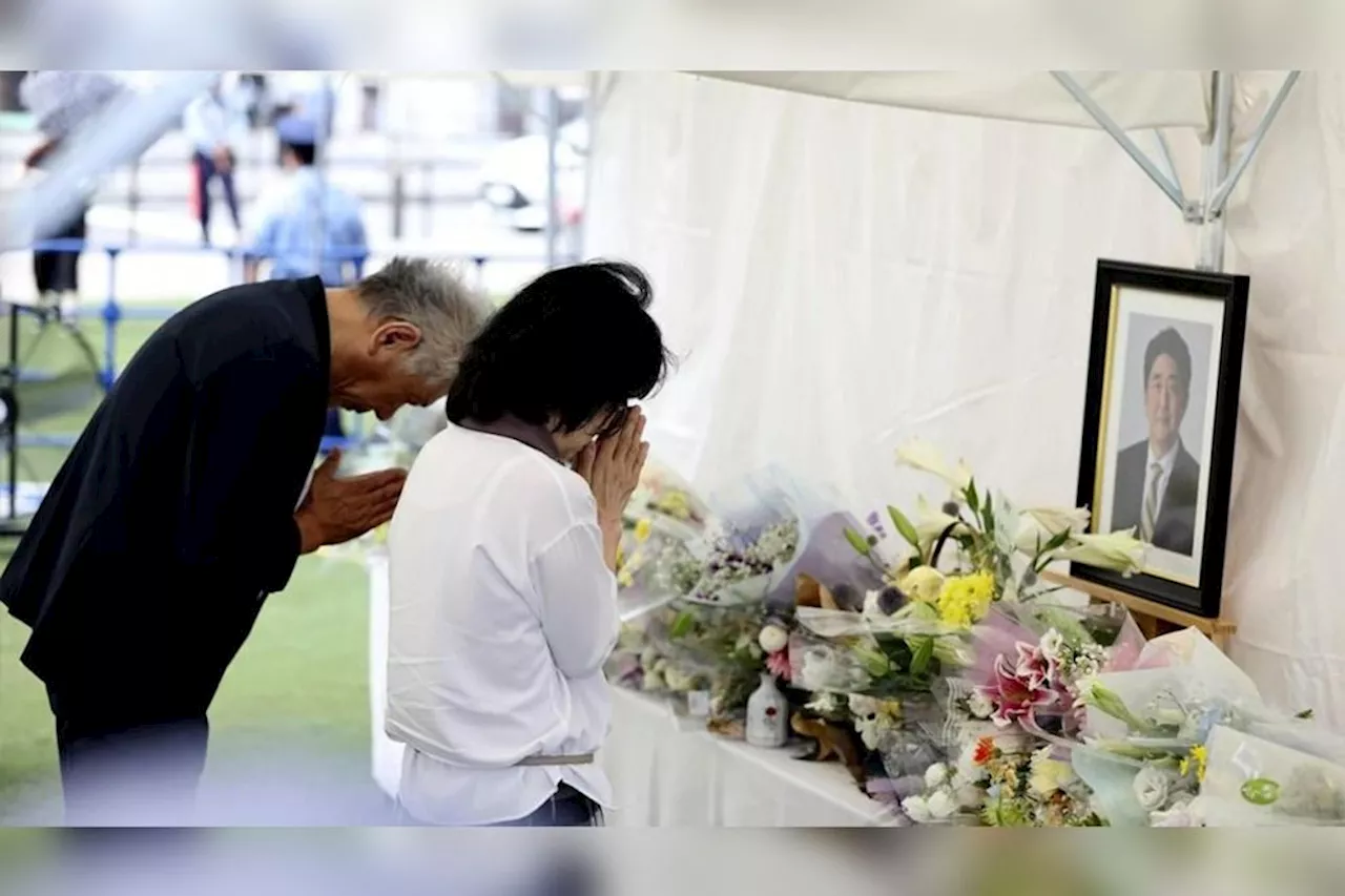 Japan's late PM Abe remembered three years after fatal shooting