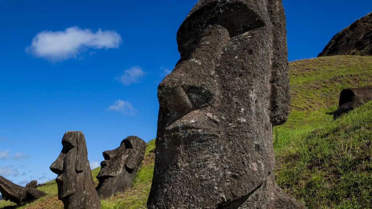 Easter Island’s moai statues face mounting threats