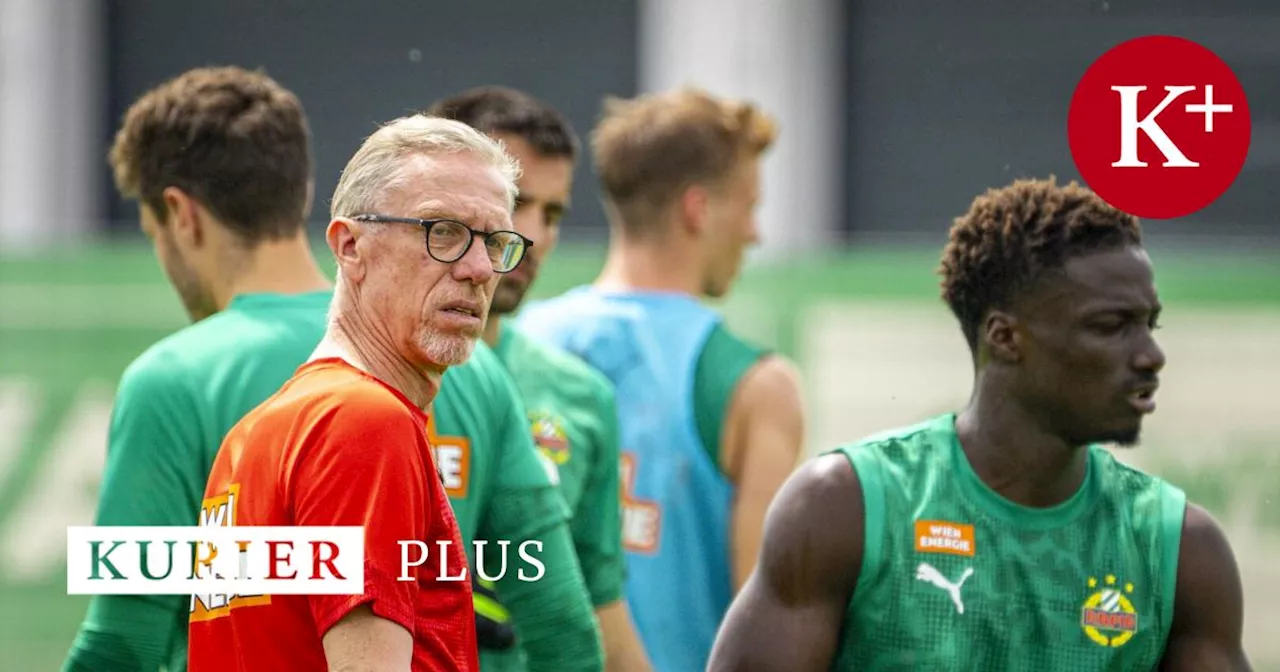 Rapid-Trainer Peter Stöger: 'Liebevolle Verarschung mag ich'