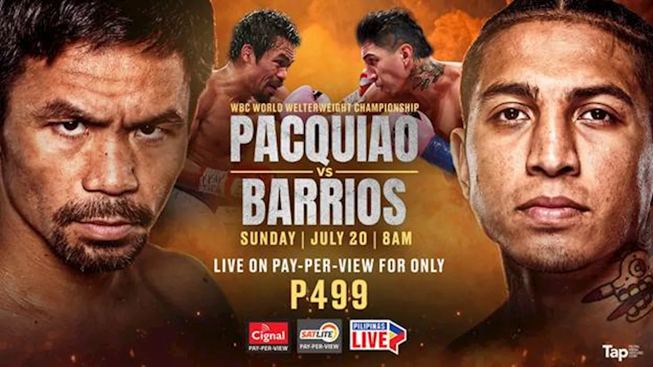 Cignal offers live, multi-platform broadcast of Pacquiao-Barrios bout