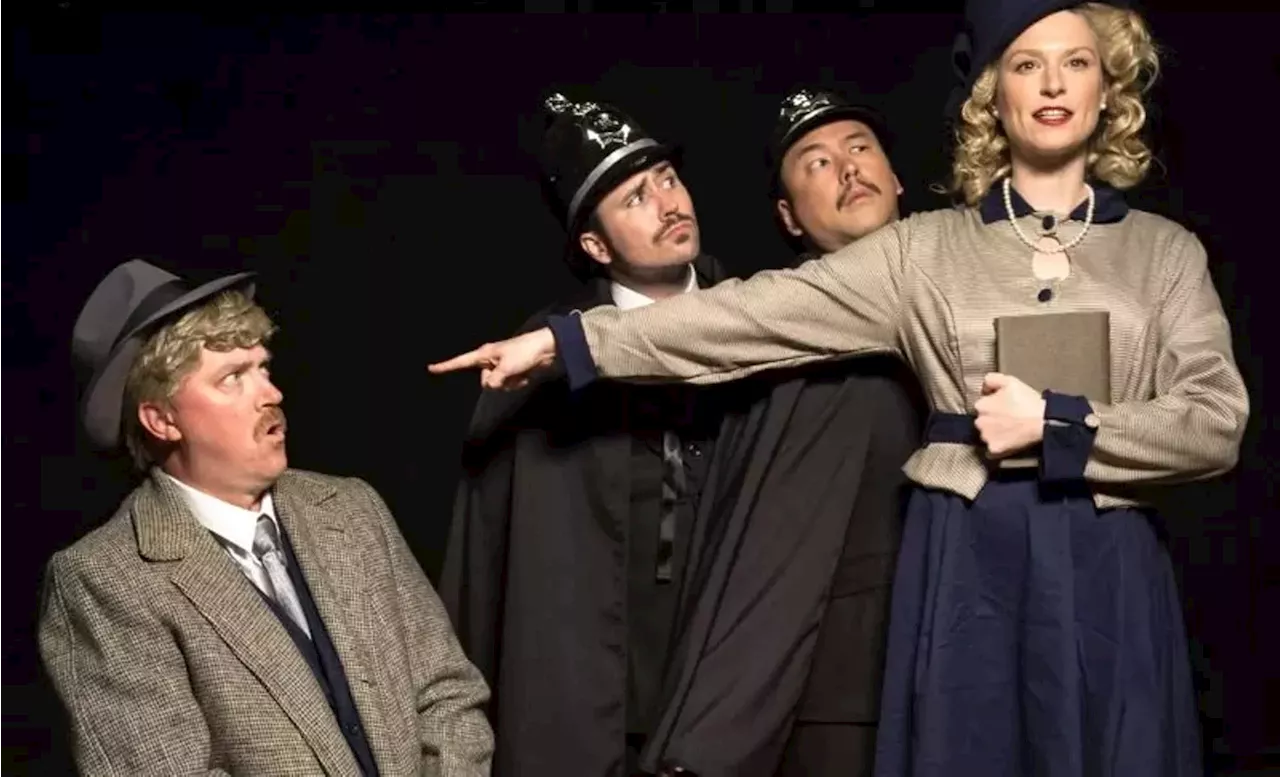 The 39 Steps is an Entertaining, Fast-Paced Farce at Main Street