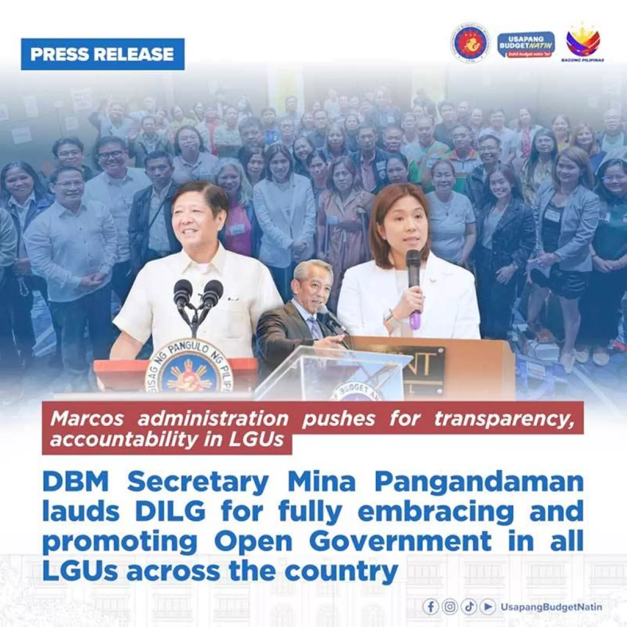 Marcos administration pushes for transparency, accountability in LGUs