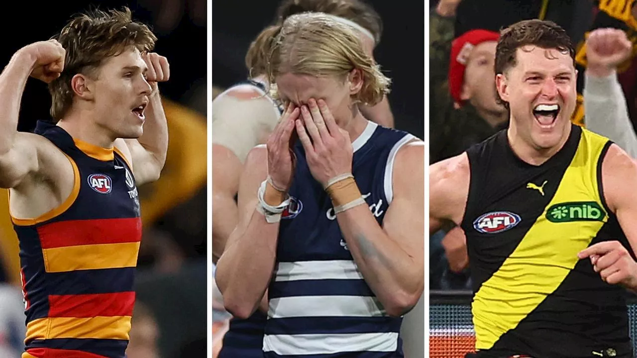 Emphatic answer to AFL’s big top-four doubt; powerhouses suffer strange flops — Report Card