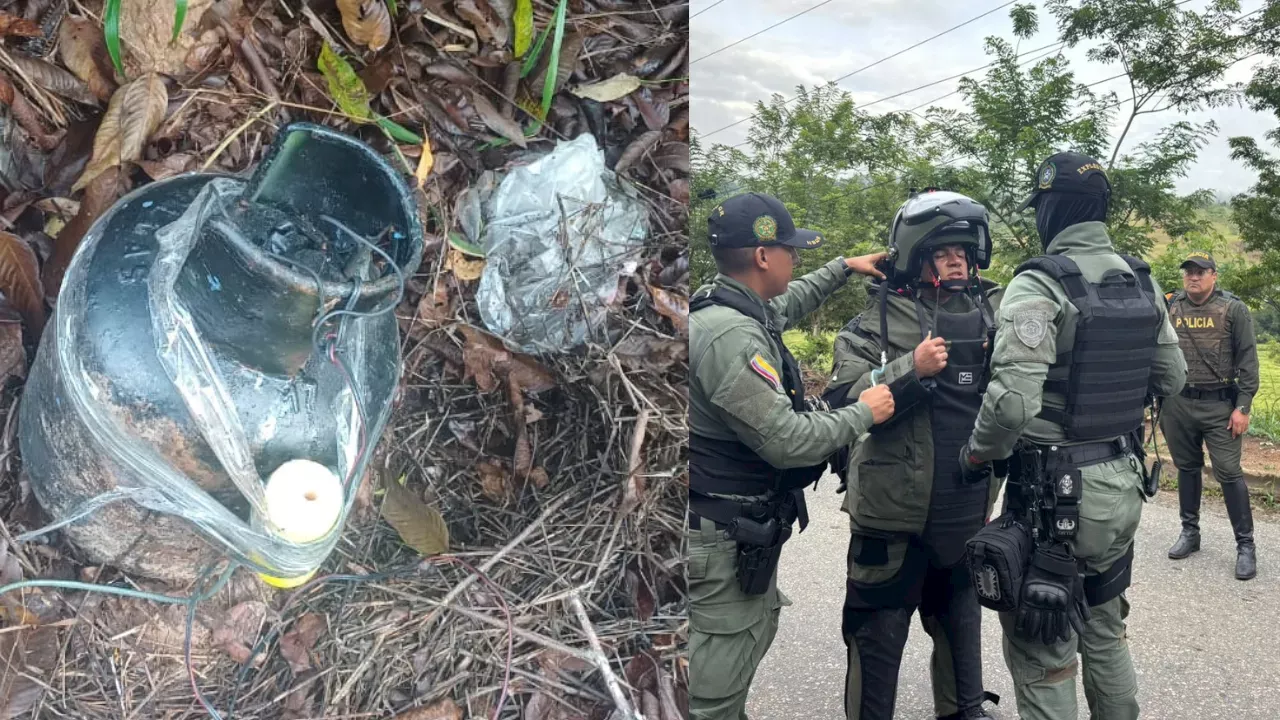 Pillan y desactivan tremendo explosivo en la vía entre Remedios