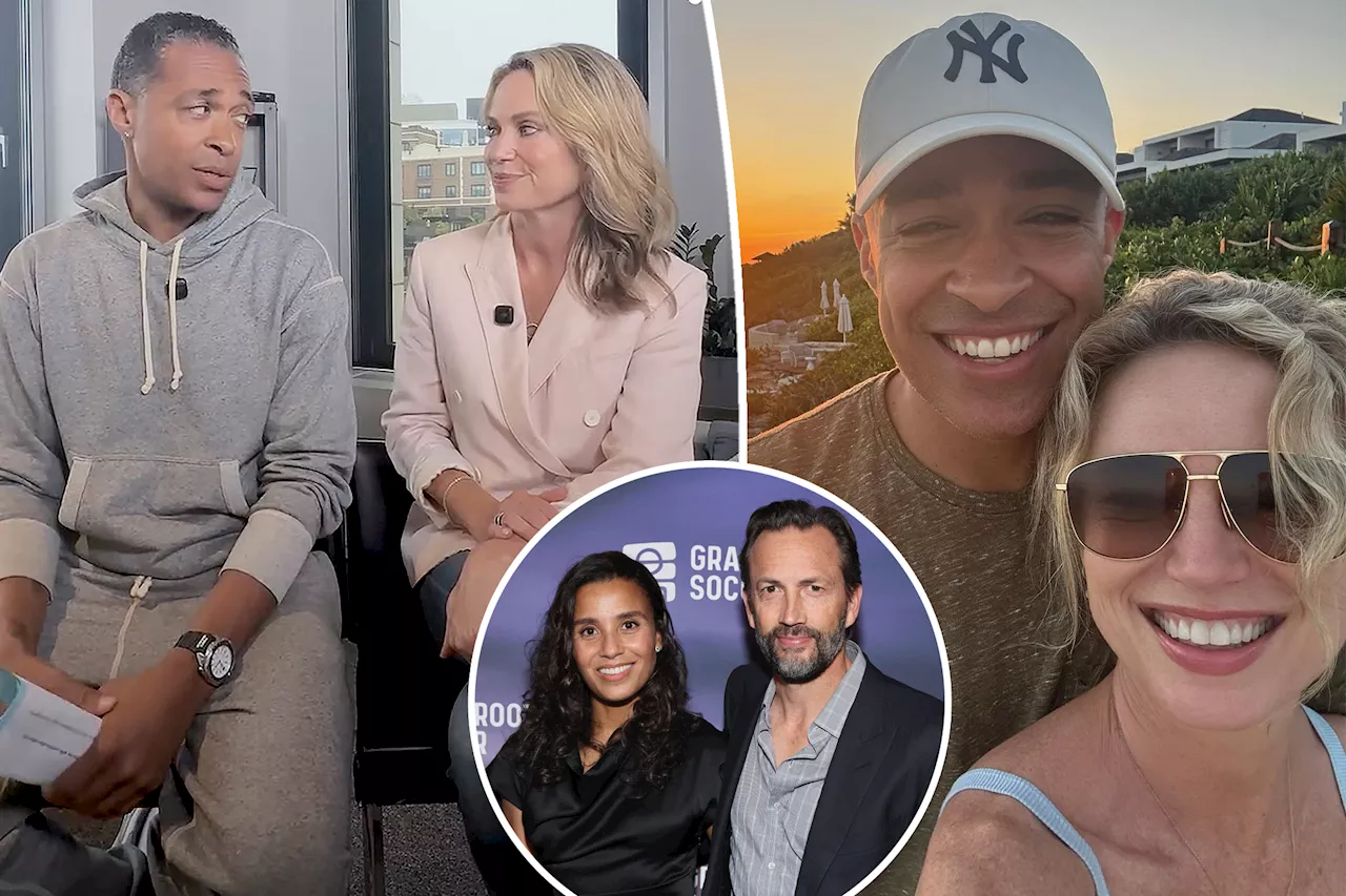 Amy Robach and T.J. Holmes ironically offer advice to fan who was cheated on after their own affair scandal