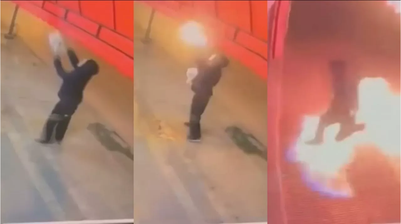Conmoción en Zárate: quiso incendiar un almacén, pero se terminó prendiendo fuego a sí mismo