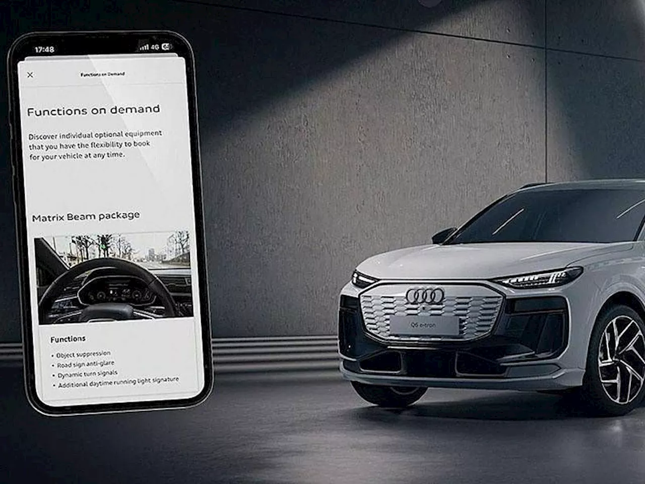 Audi evolve nel digitale: traffico dati incluso, nuove FoD e infotainment su misura