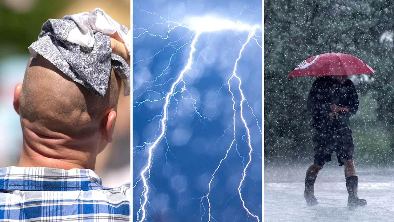 Väderkaos över hela Sverige i morgon
