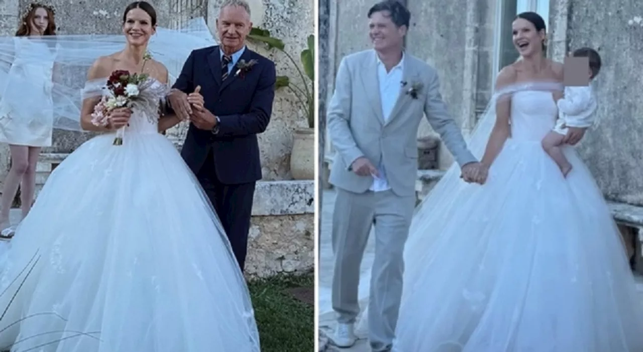 Sting accompagna la figlia Fuschia all'altare. Il matrimonio a Noto: i look della sposa e la tradizione sicili