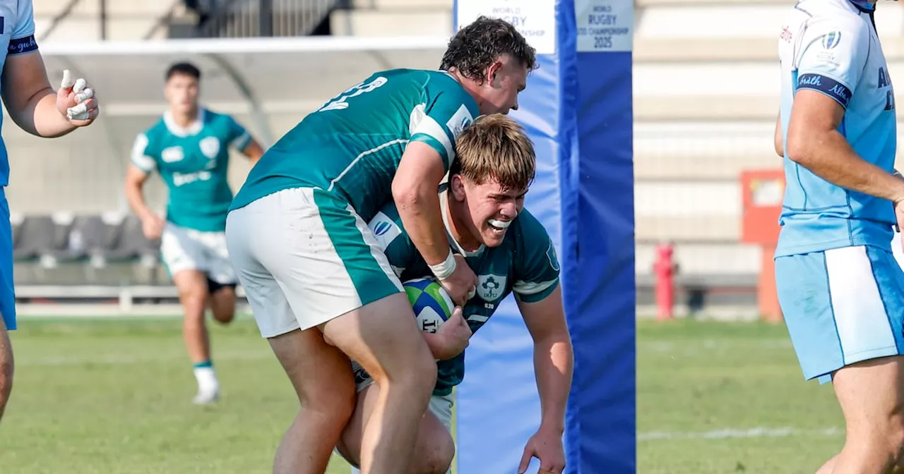Ireland concede last-minute try in defeat to Scotland at World Rugby Under-20 Championship