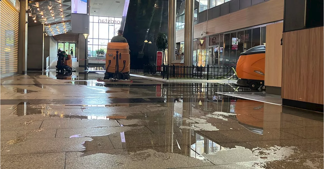 Kraftigt regn över Göteborg – översvämningar på flera håll