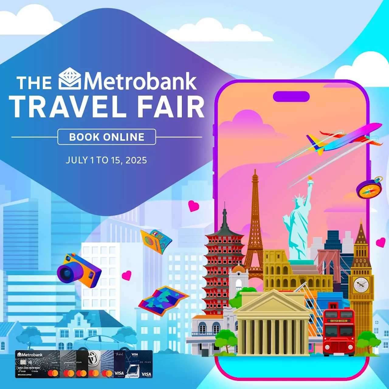 Manifest that dream trip with your Metrobank credit card