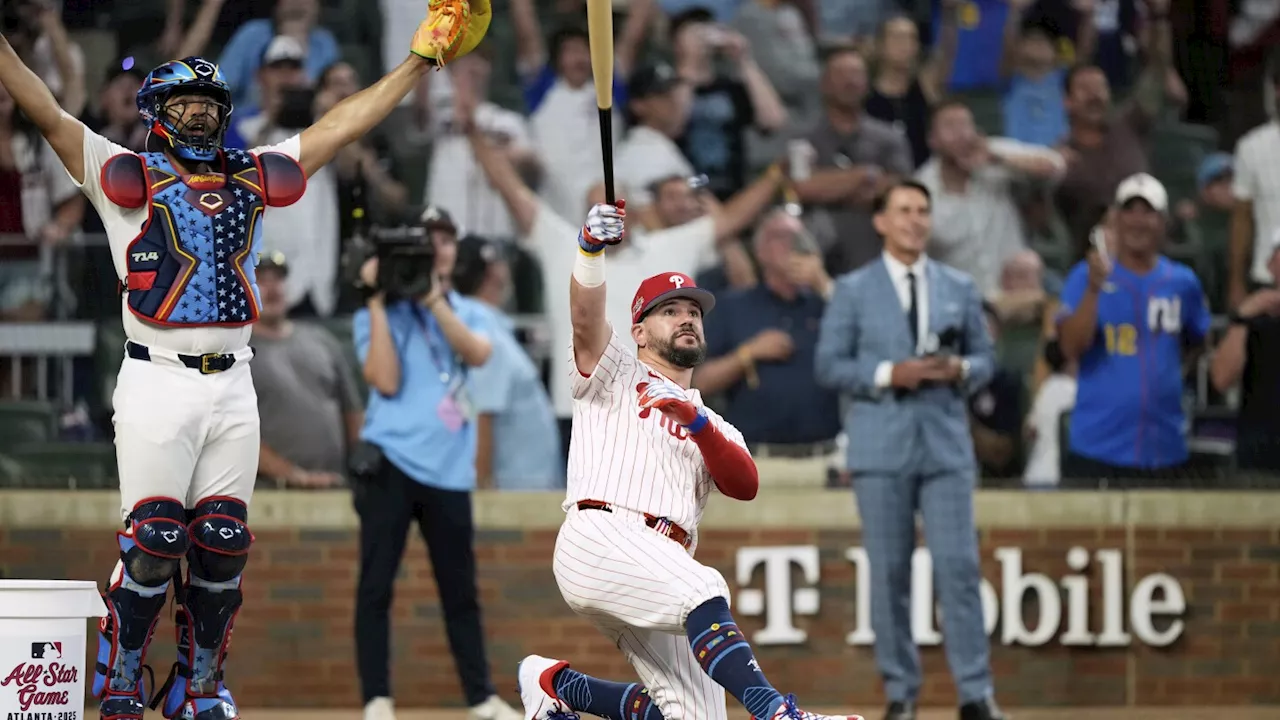 Kyle Schwarber's 3 homers in All-Star Game's first tiebreaking swing-off lift NL over AL