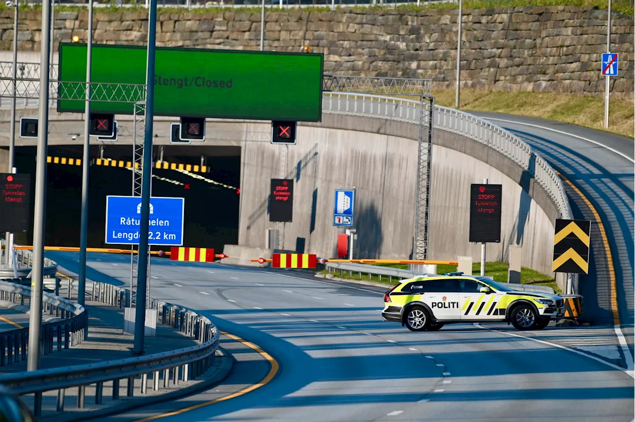 Bilfører omkom etter trafikkulykke i Råtunnelen på E39 i natt