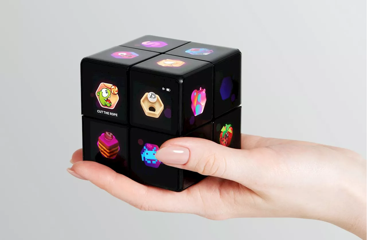 Meet The Rubik’s Cube That’s Part Console, Part Puzzle, And All Chaos