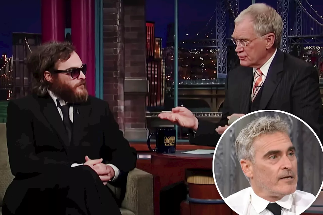 Joaquin Phoenix addresses ‘horrible’ 2009 David Letterman interview: 'One of the worst nights of my life'