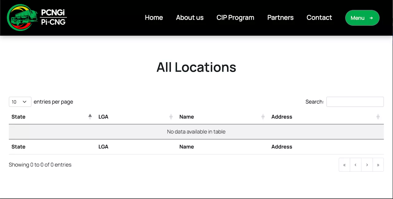 After PREMIUM TIMES report, list of over 300 CNG conversion centres disappears from PICNG website