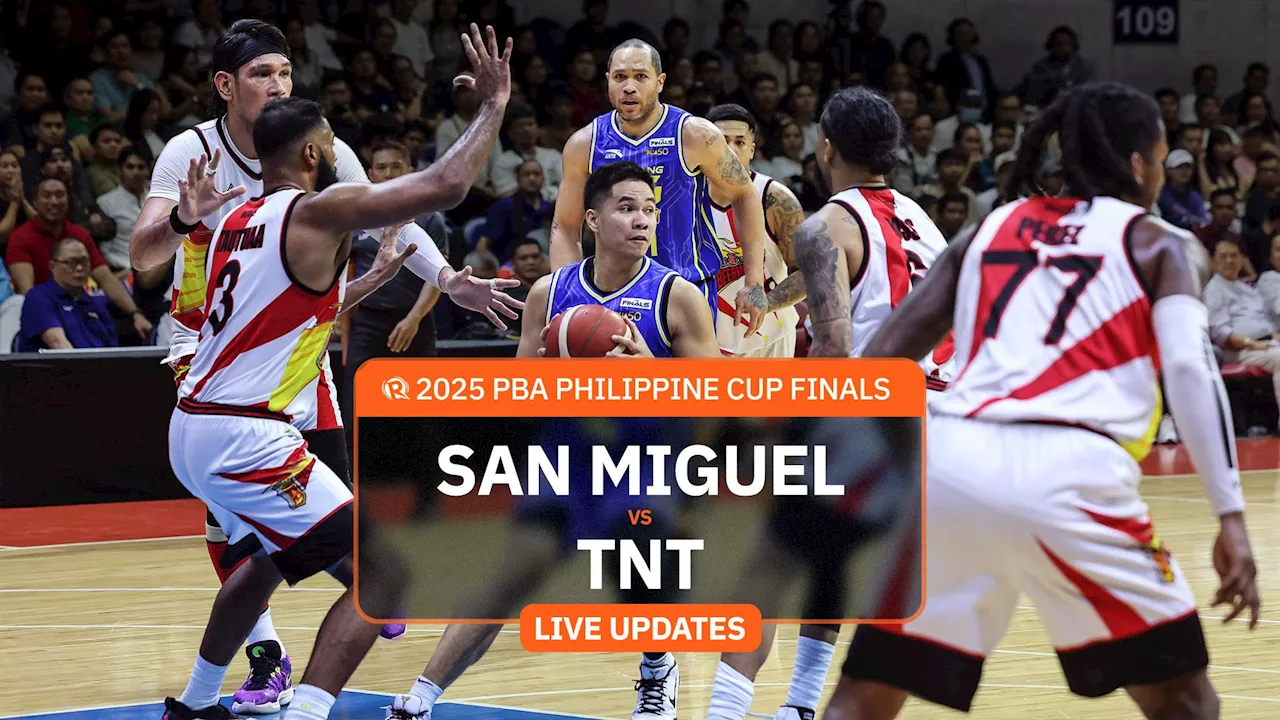 LIVE UPDATES: San Miguel vs TNT – PBA Philippine Cup Finals, Game 2