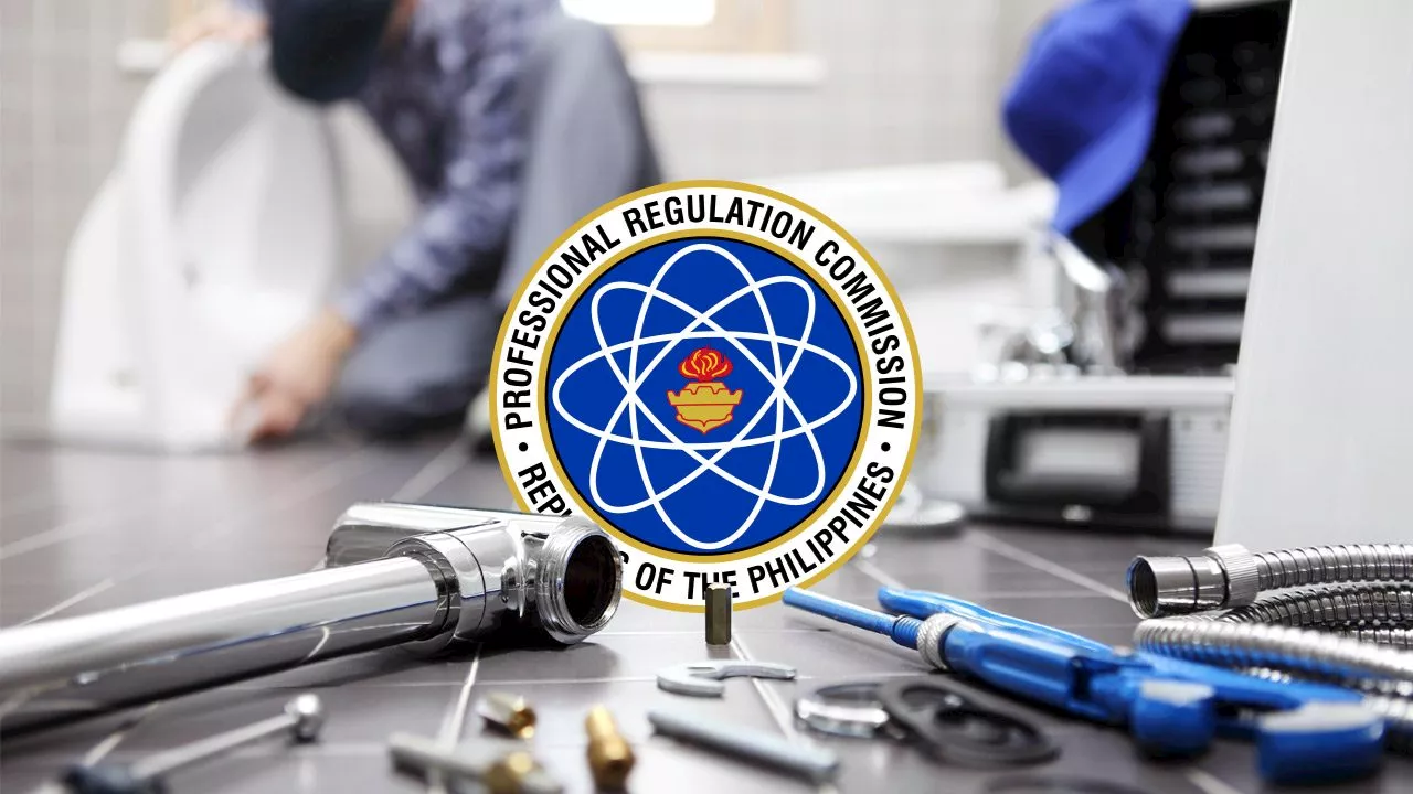 RESULTS: July 2025 Master Plumbers Licensure Examination