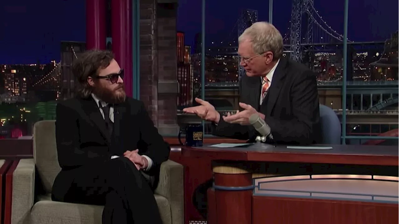 Joaquin Phoenix calls infamous David Letterman interview one of the worst nights of his life
