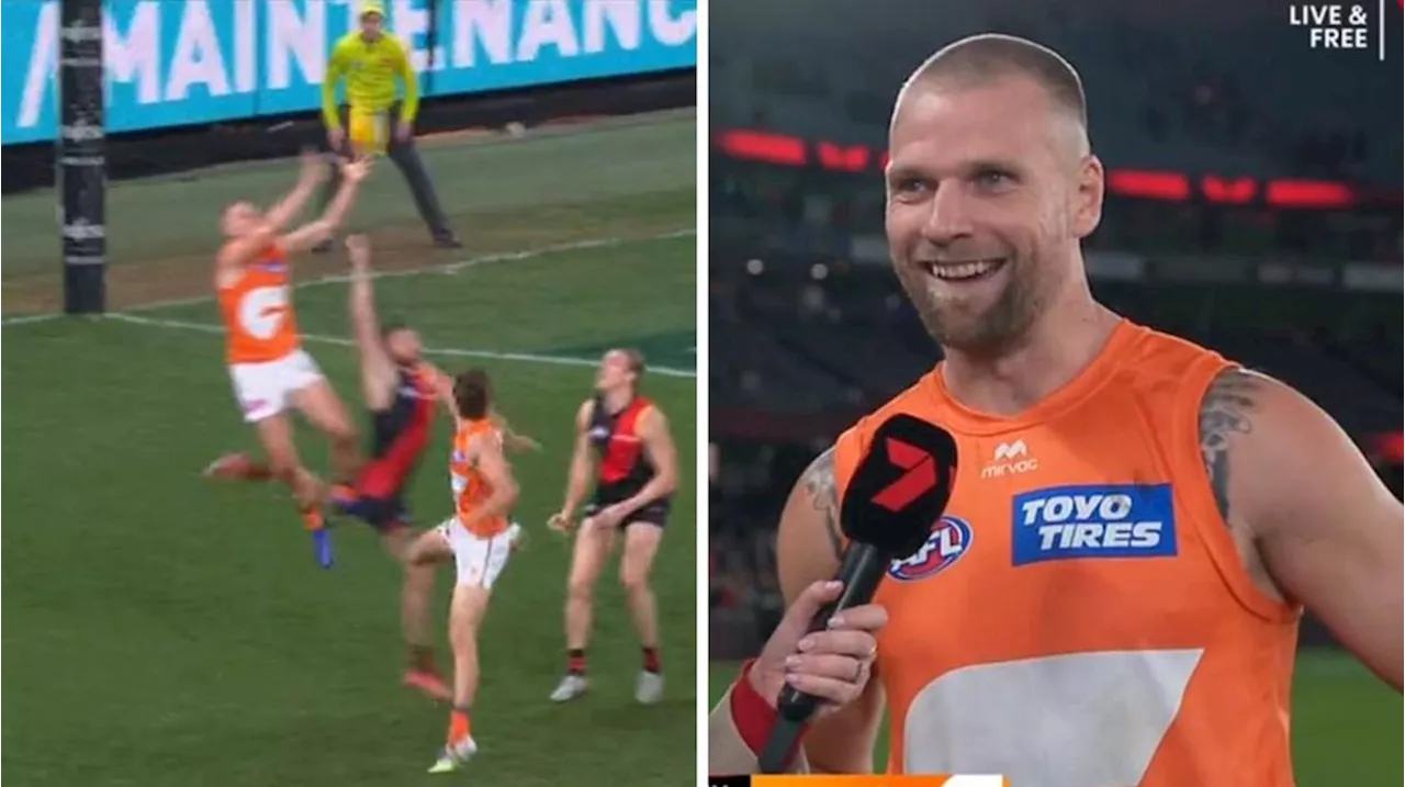 Jake Stringer has another laugh at former teammate Jayden Laverde after Giants’ big win over Bombers